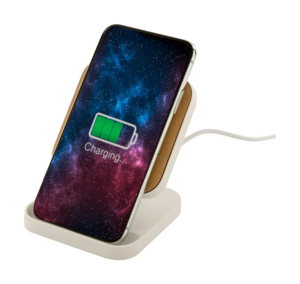 Rabso wireless charger mobile holder White