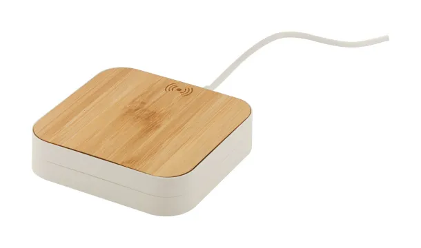 Rabso wireless charger mobile holder White Natural