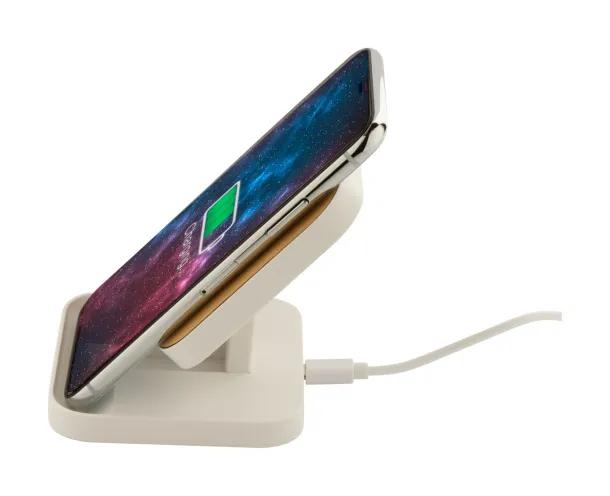 Rabso wireless charger mobile holder White