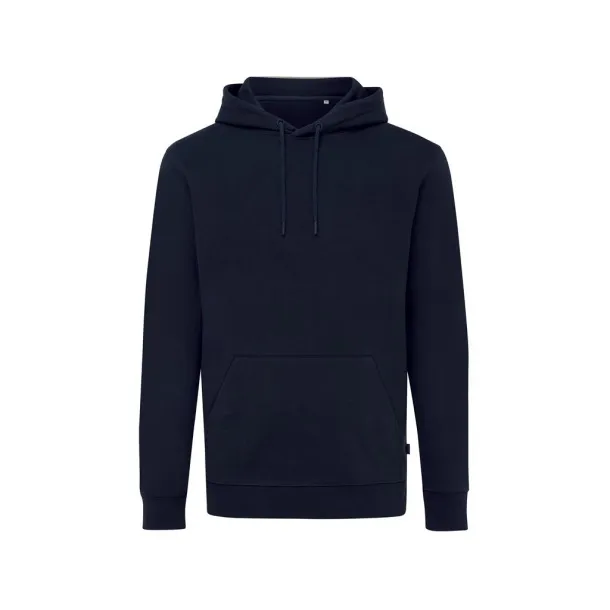 Iqoniq Jasper unisex hoodie od recikliranog pamuka - iqoniq navy