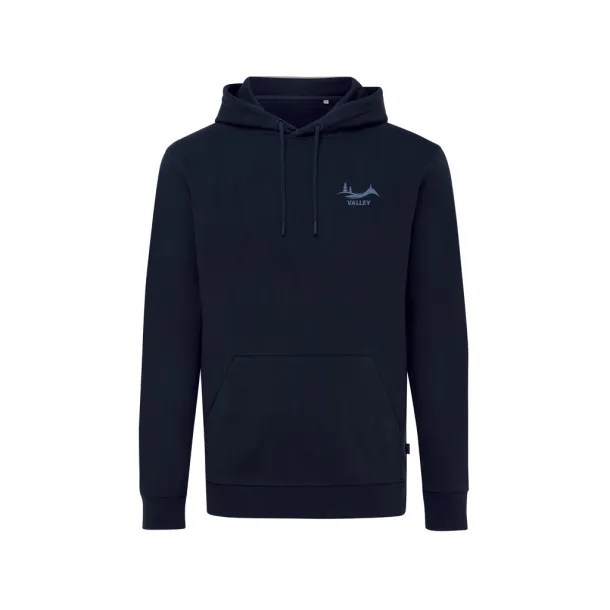  Iqoniq Jasper unisex hoodie od recikliranog pamuka, 340 g/m² - iqoniq navy