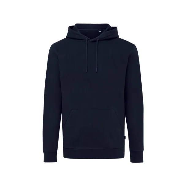  Iqoniq Jasper recycled cotton unisex hoodie - iqoniq navy