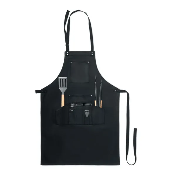 SOUS CHEF Apron BBQ set Black