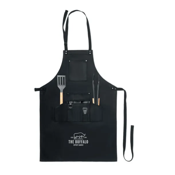 SOUS CHEF Apron BBQ set Black