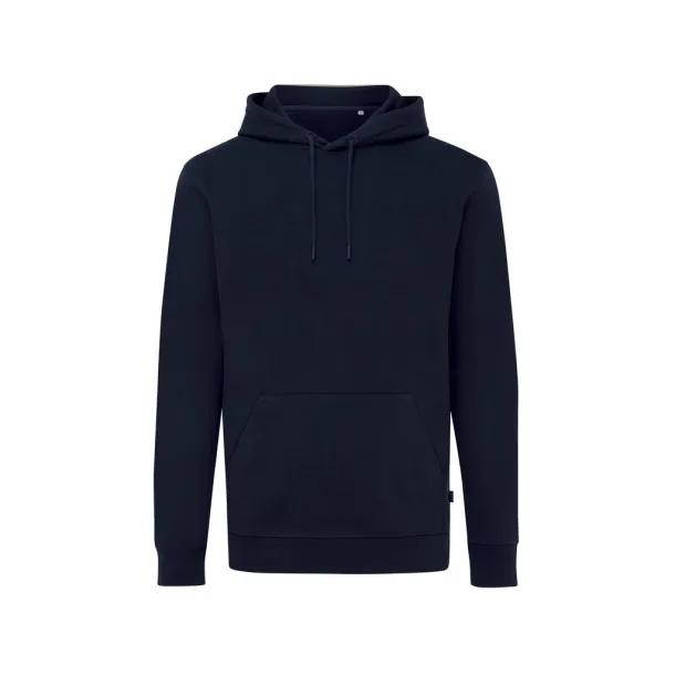  Iqoniq Jasper recycled cotton unisex hoodie - iqoniq navy