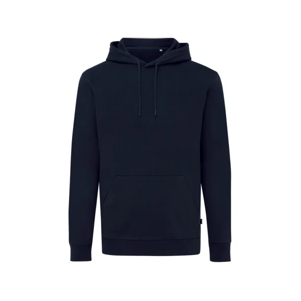  Iqoniq Jasper recycled cotton unisex hoodie - iqoniq navy