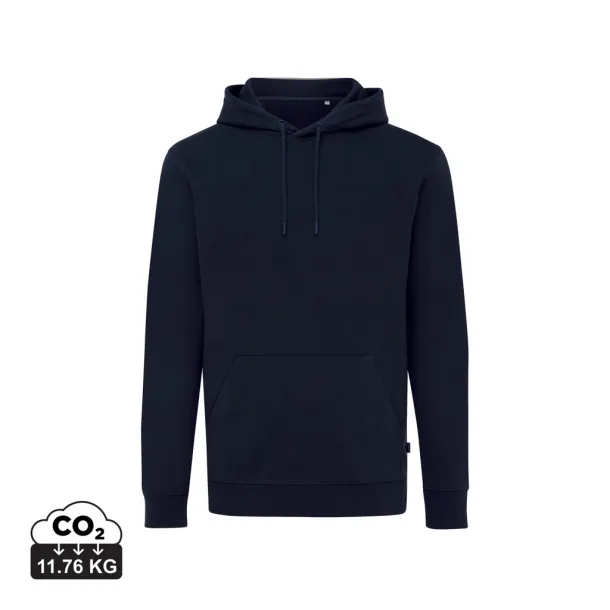  Iqoniq Jasper unisex hoodie od recikliranog pamuka, 340 g/m² - iqoniq navy
