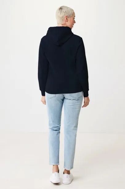  Iqoniq Jasper unisex hoodie od recikliranog pamuka, 340 g/m² - iqoniq navy