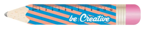 Sharpy 12 12 cm ruler, pencil White