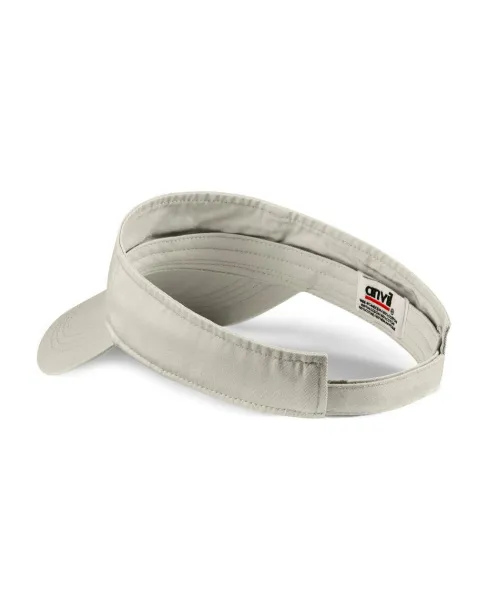  SOLID LOW-PROFILE TWILL VISOR - Anvil Wheat