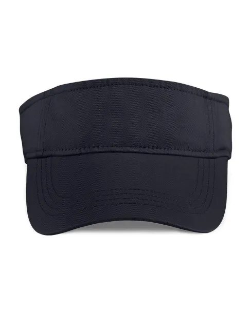  SOLID LOW-PROFILE TWILL VISOR - Anvil Black