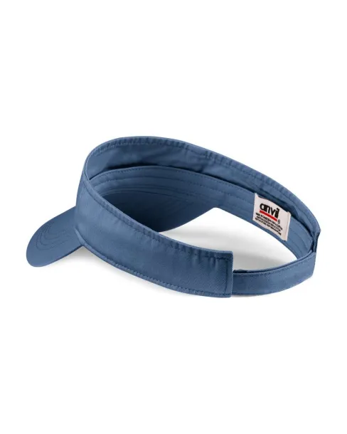  SOLID LOW-PROFILE TWILL VISOR - Anvil Navy