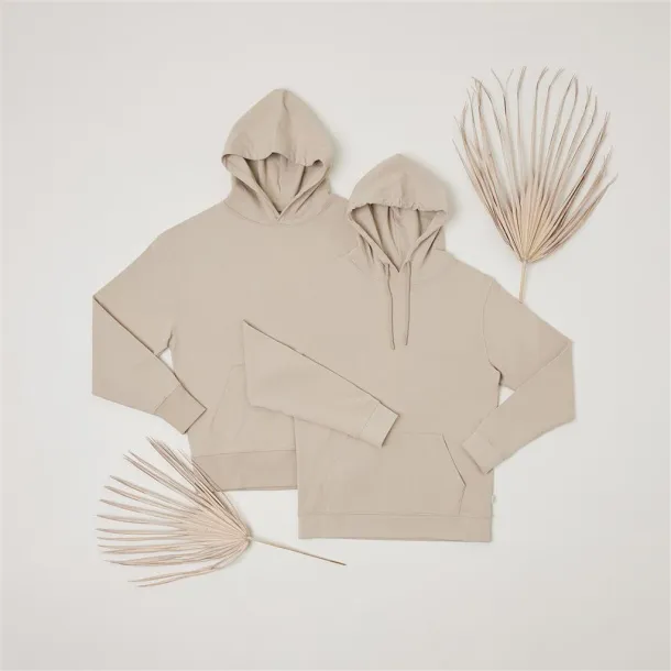  Iqoniq Jasper unisex hoodie od recikliranog pamuka, 340 g/m² - iqoniq desert