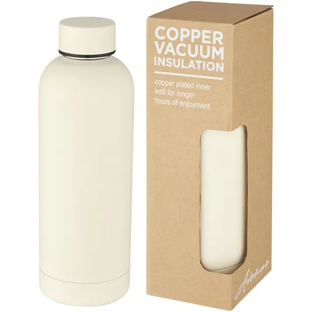 Spring 500 ml copper vacuum insulated bottle Ivory cream