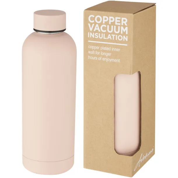 Spring 500 ml copper vacuum insulated bottle Pale blush pink