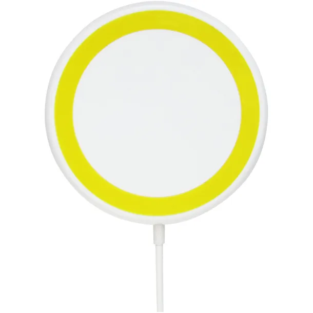 Peak 10W magnetic wireless charging pad - Unbranded Neon yellow