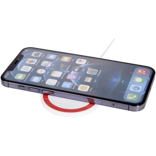 Peak 10W magnetic wireless charging pad Red