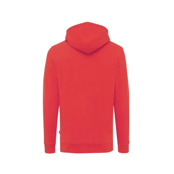  Iqoniq Jasper recycled cotton unisex hoodie - iqoniq Red 