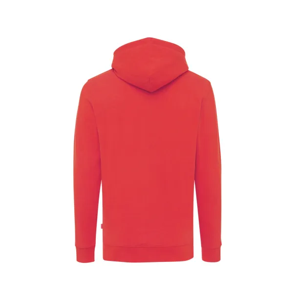  Iqoniq Jasper recycled cotton unisex hoodie - iqoniq Red 