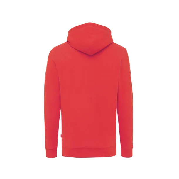  Iqoniq Jasper unisex hoodie od recikliranog pamuka - iqoniq luscious red