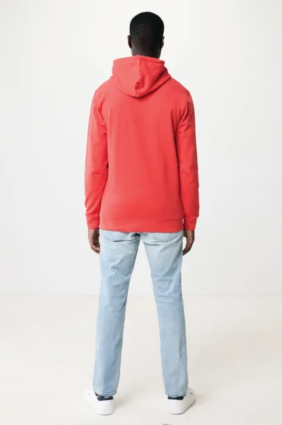 Iqoniq Jasper unisex hoodie od recikliranog pamuka, 340 g/m² - iqoniq luscious red