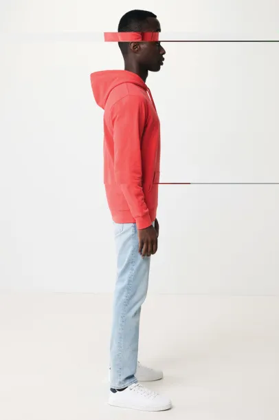  Iqoniq Jasper unisex hoodie od recikliranog pamuka, 340 g/m² - iqoniq luscious red