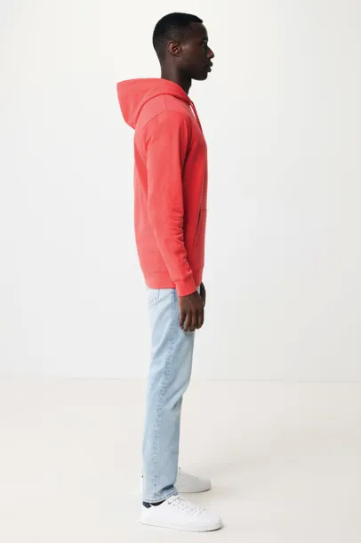  Iqoniq Jasper unisex hoodie od recikliranog pamuka, 340 g/m² - iqoniq luscious red