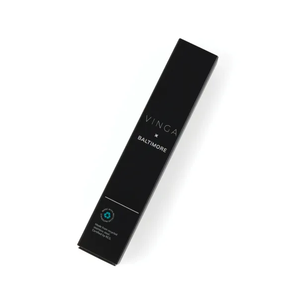 VINGA Baltimore RCS recycled SS pen - Vinga black 