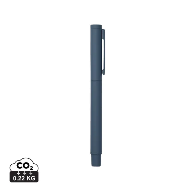 VINGA Baltimore RCS recycled SS pen - Vinga navy 