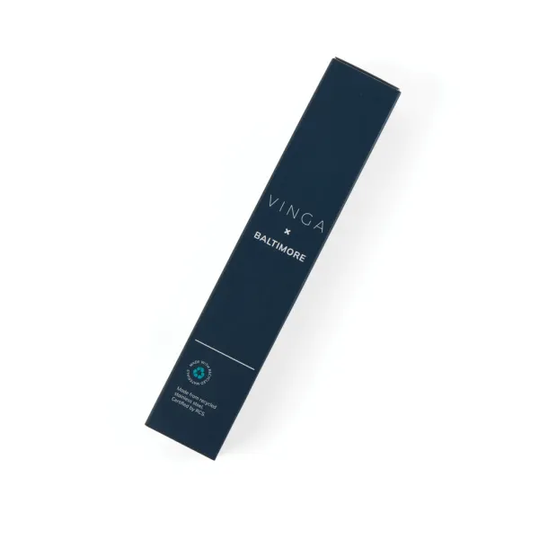VINGA Baltimore RCS recycled SS pen - Vinga navy 