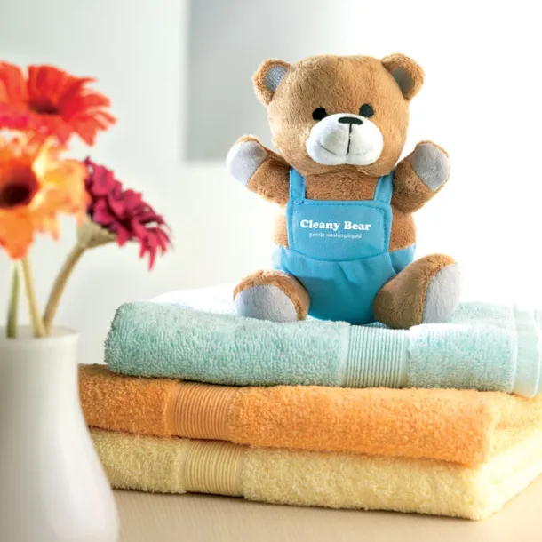 NICO Bear plush w/ advertising pants Blue