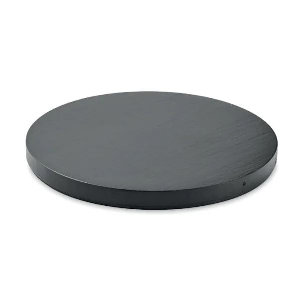 RUNDO + Round wireless charger bamboo Black