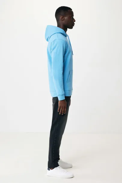  Iqoniq Jasper recycled cotton unisex hoodie - iqoniq blue 