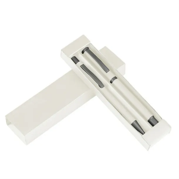  Writing set, ball pen and roller ball pen Bijela