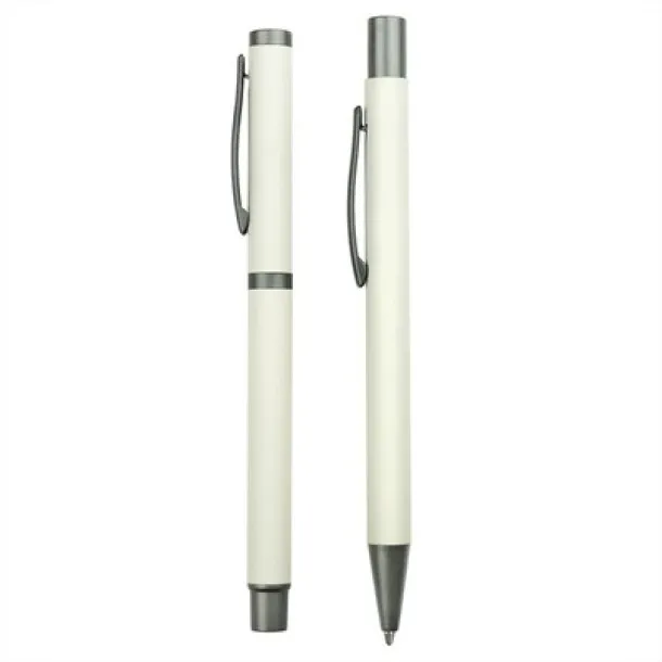  Writing set, ball pen and roller ball pen Bijela