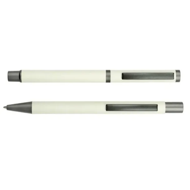  Writing set, ball pen and roller ball pen white