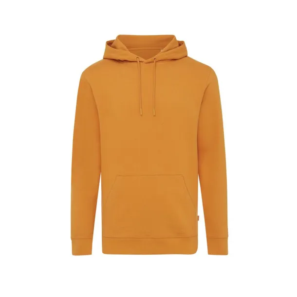  Iqoniq Jasper recycled cotton unisex hoodie - iqoniq sundial orange