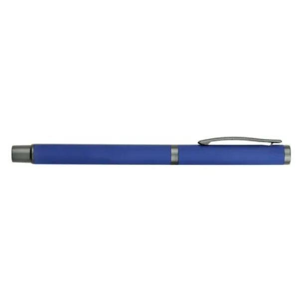  Writing set, ball pen and roller ball pen navy blue