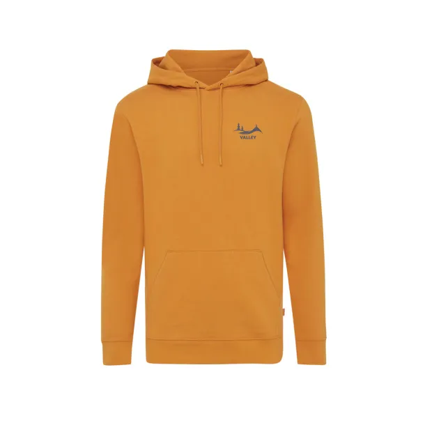  Iqoniq Jasper unisex hoodie od recikliranog pamuka, 340 g/m² - iqoniq sundial orange