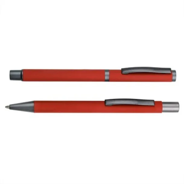  Writing set, ball pen and roller ball pen red