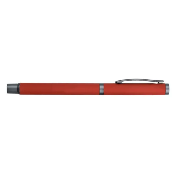  Writing set, ball pen and roller ball pen red