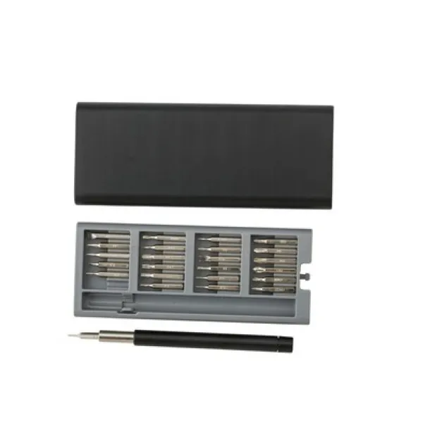  Screwdriver set, 24 pcs Crna