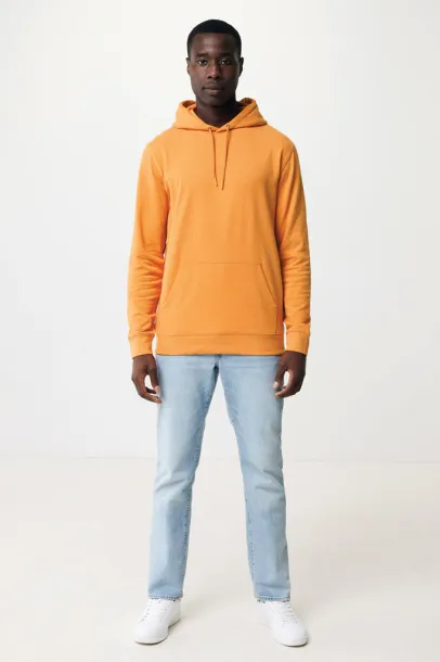  Iqoniq Jasper recycled cotton unisex hoodie - iqoniq Orange 