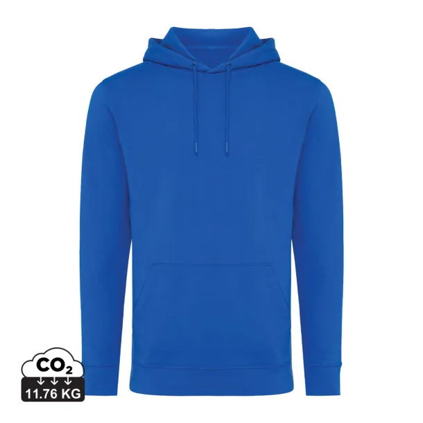  Iqoniq Jasper recycled cotton unisex hoodie - iqoniq blue 