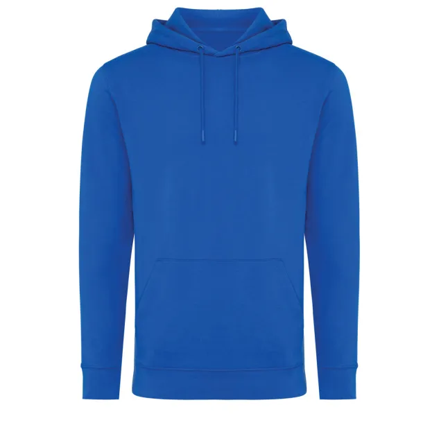  Iqoniq Jasper recycled cotton unisex hoodie - iqoniq blue 