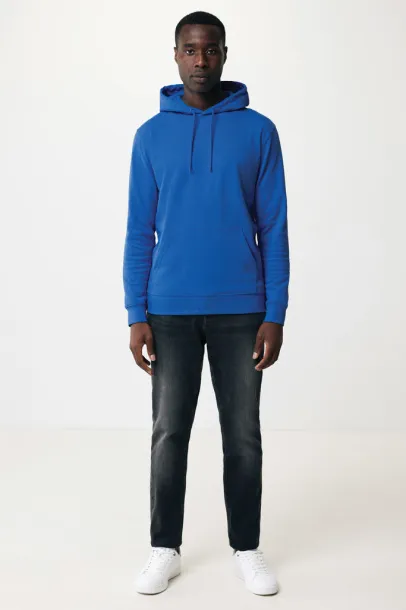  Iqoniq Jasper recycled cotton unisex hoodie - iqoniq blue 