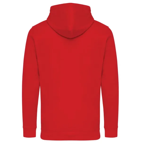  Iqoniq Jasper recycled cotton unisex hoodie - iqoniq Crvena