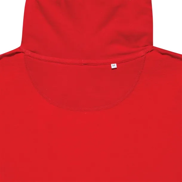  Iqoniq Jasper unisex hoodie od recikliranog pamuka, 340 g/m² - iqoniq Crvena