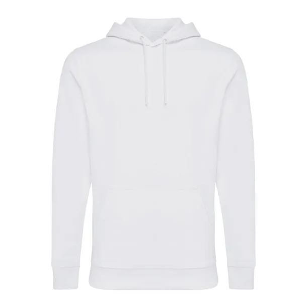  Iqoniq Jasper recycled cotton unisex hoodie - iqoniq recycled white 