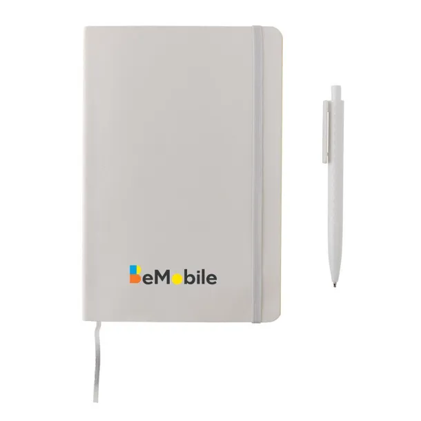  Antimicrobial A5 softcover notebook and X3 pen set White